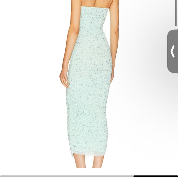 REVOLVE AFRM Covell Rhinestone Maxi Dress - ICE BLUE - Picture 4 of 6